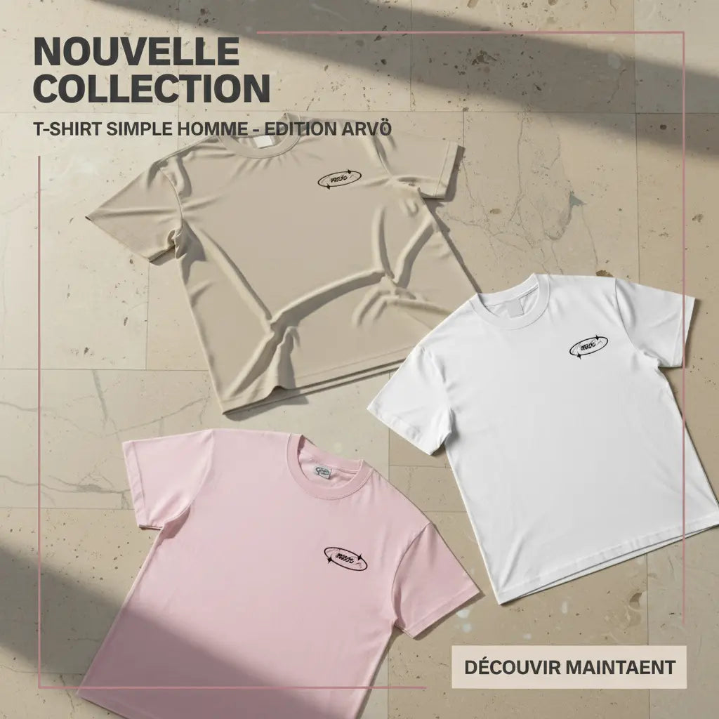 T-shirt Streetwear Homme Pas Cher – Moins de 20€ Qualité Premium ARVØ Shop