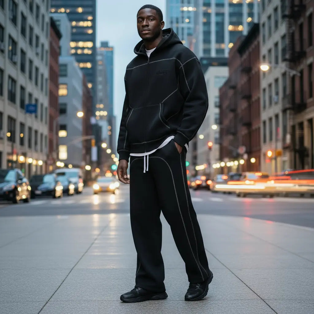 Jogging Homme Streetwear – Pantalon Large Confort Premium ARVØ Shop