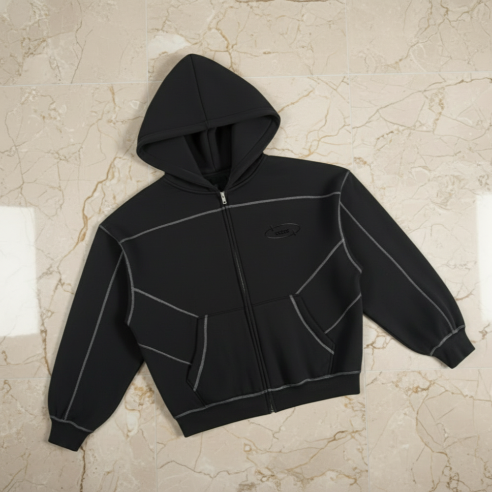 Sweat à Capuche Zippé Polaire Homme - Style Streetwear