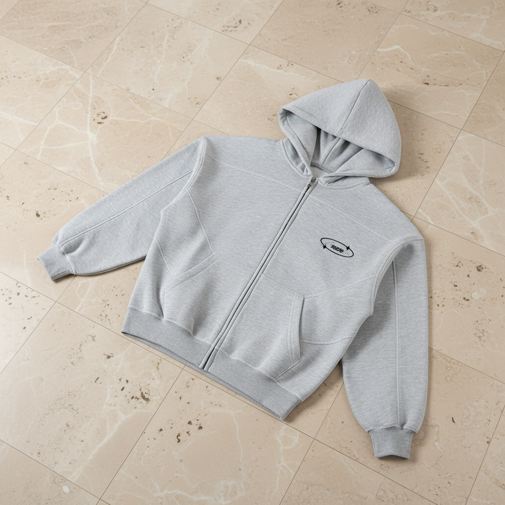 Sweat à Capuche Zippé Polaire Homme - Style Streetwear