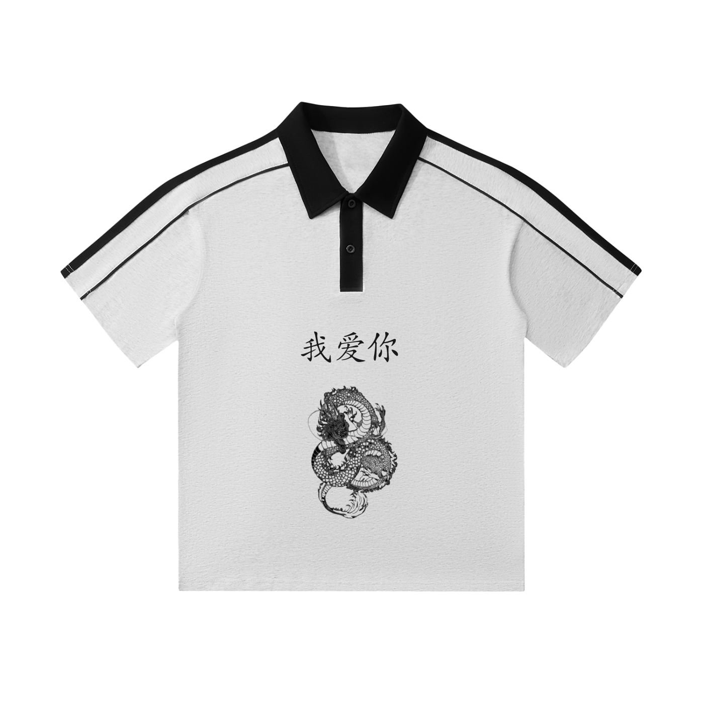 T-shirt Polo Homme – Japan Art Style Chinois EDITION ARVØ